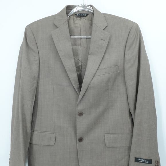 Ermenegildo Zegna Blazer Mens 38S Brown Classic Wool Made‎ Italy Saks Fifth Ave - Picture 3 of 16